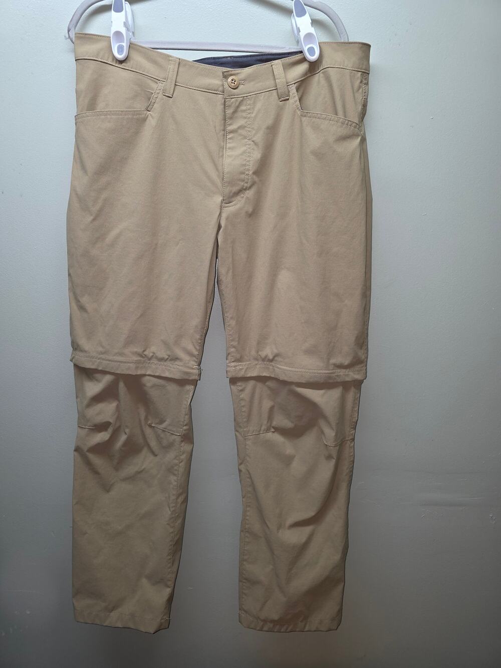 Eddie Bauer Convertible Tech Pant Khaki Men's Size 38x30